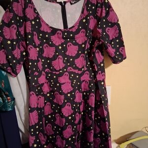 Lady V London Halloween Ghost Dress | Size 20 | Cotton
